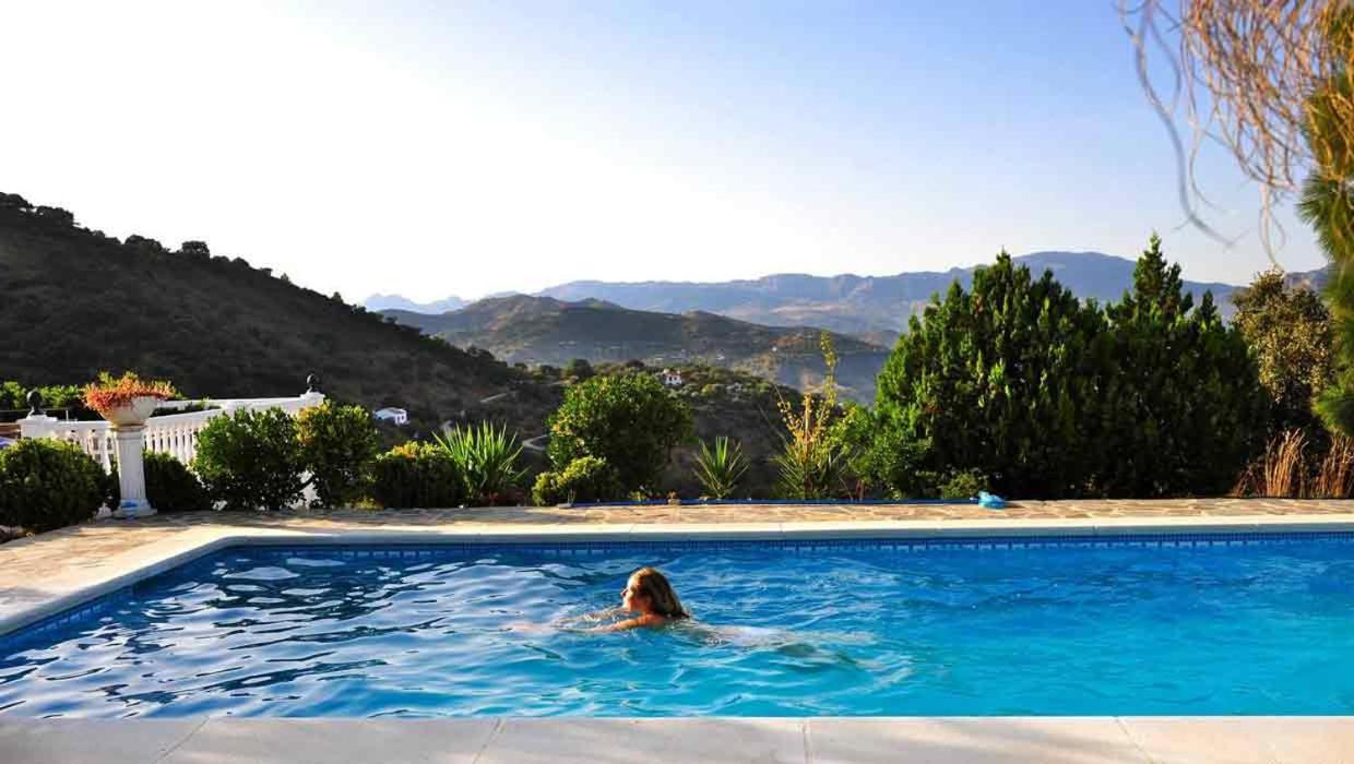 B&B Finca La Loma Comares ภายนอก รูปภาพ